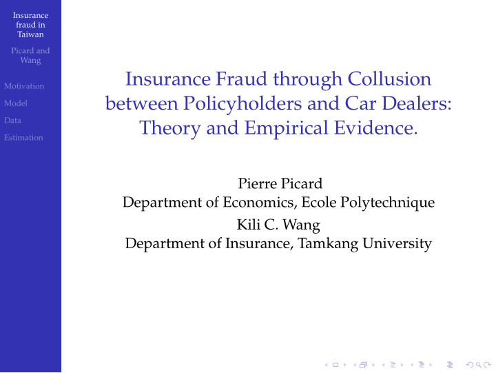insurance fraud through collusion