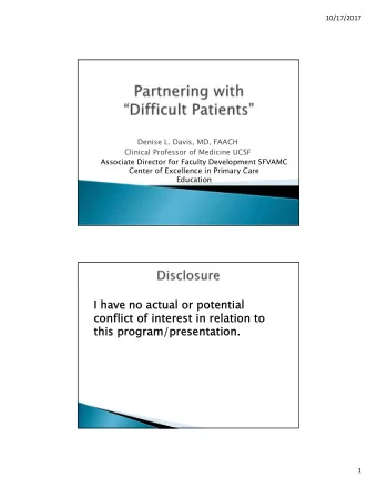 I have no actual  I have  no actual or potential  or potential  confli  conflict of interest in