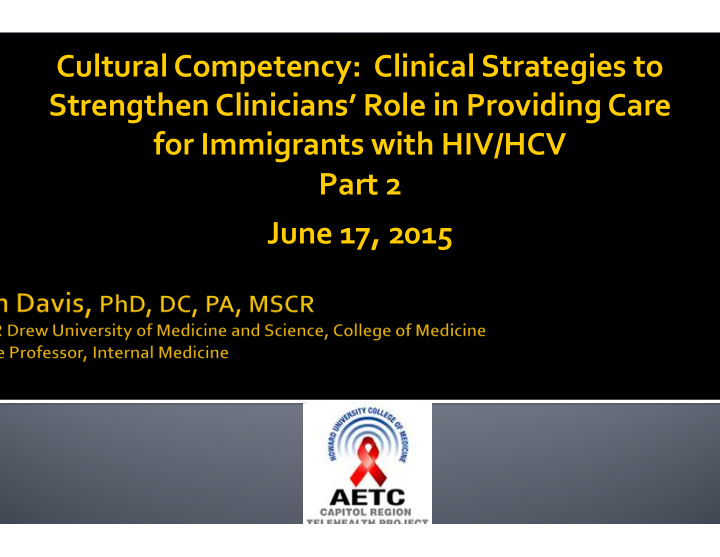 cultural competency clinical strategies to strengthen