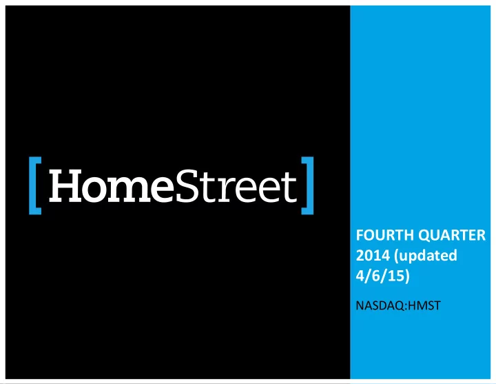 fourth quarter 2014 updated 4 6 15
