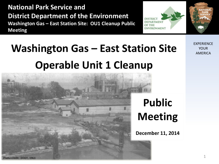 washington gas east station site