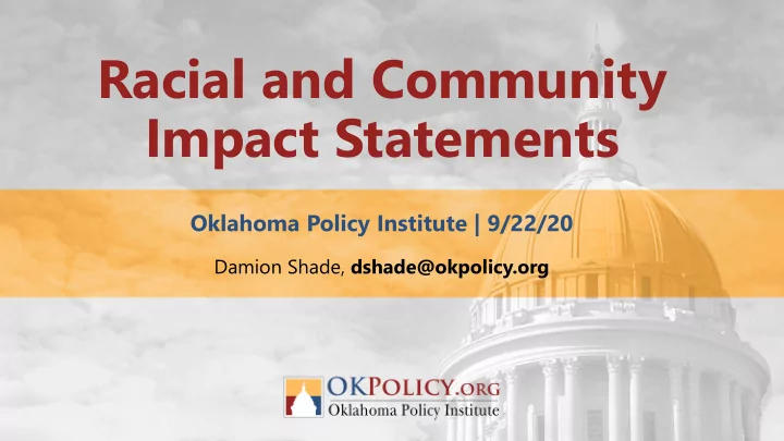 impact statements