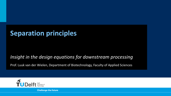 separation principles