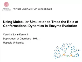 Using Molecular Simulation to Trace the Role of  Conformational Dynamics in Enzyme Evolution