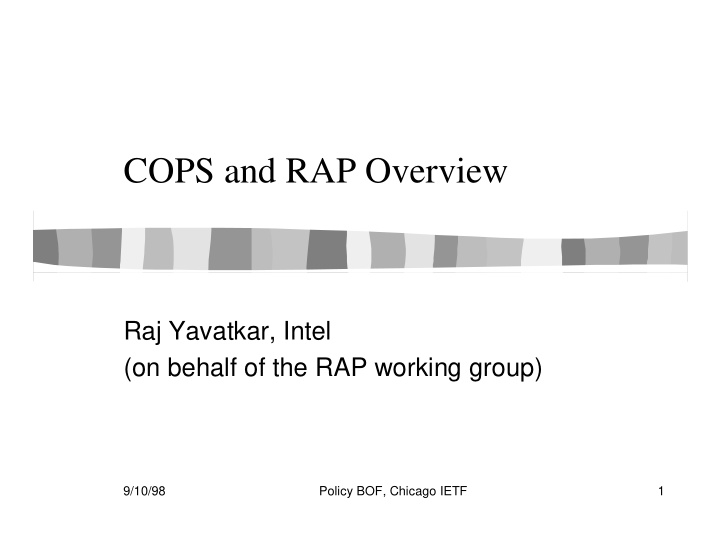 cops and rap overview