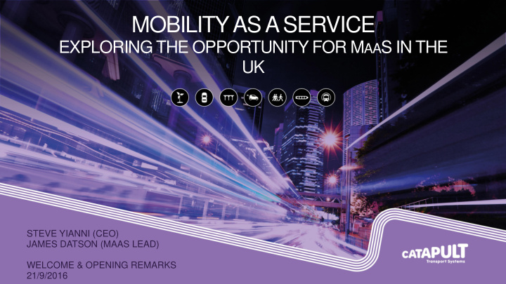 mobility as a service