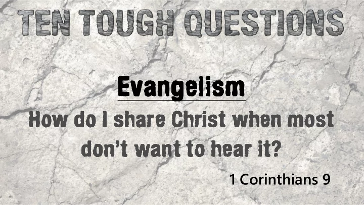 evangelism evangelism evangelism evangelism