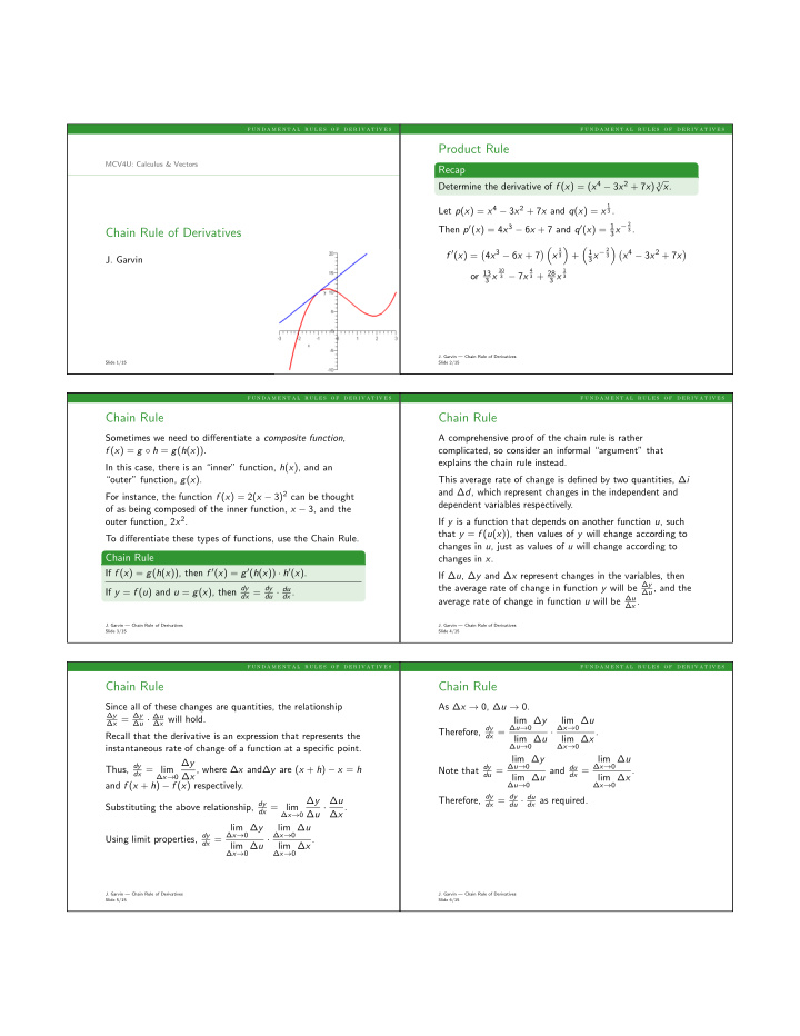 product rule