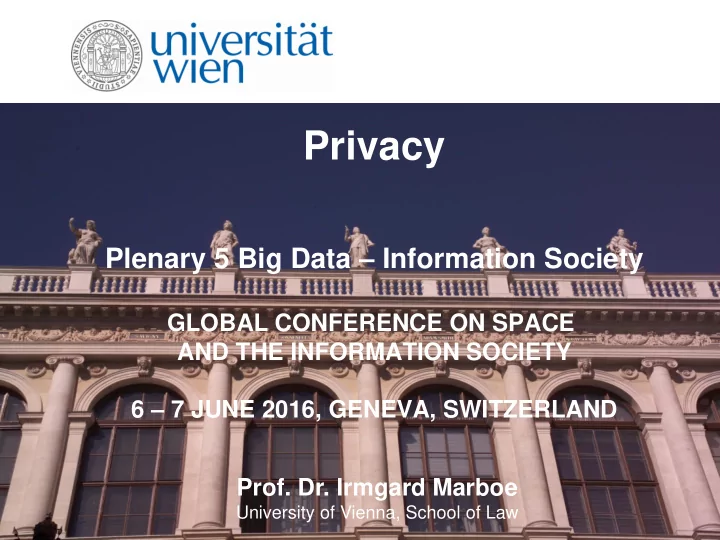 privacy