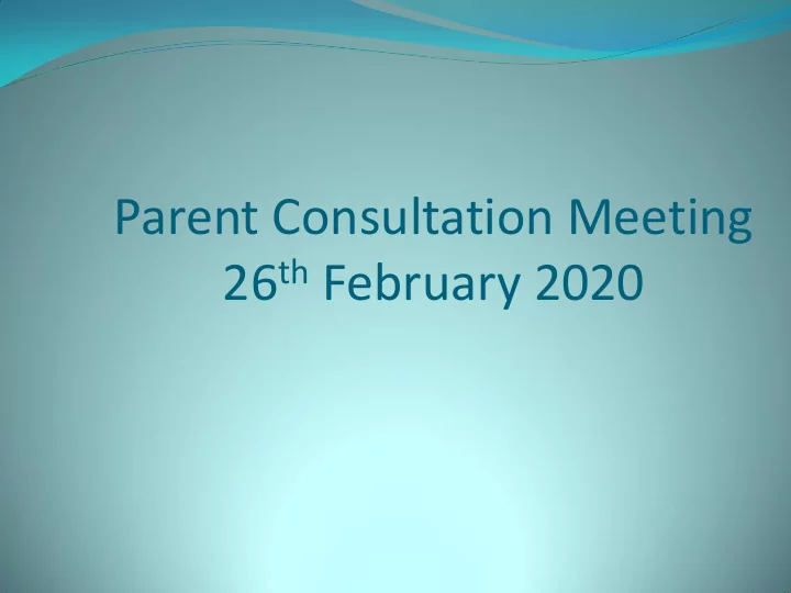 26 th february 2020