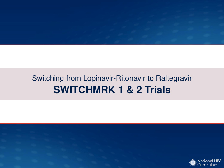switchmrk 1 2 trials