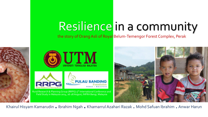 resilience in a community