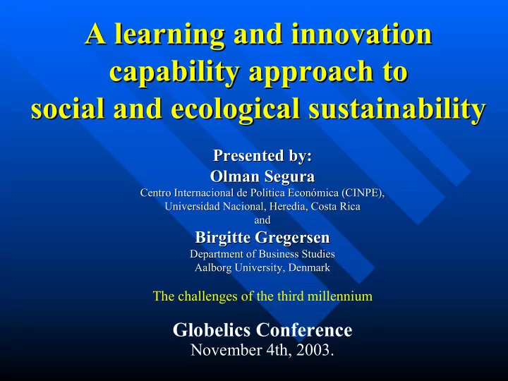 a learning and innovation a learning and innovation