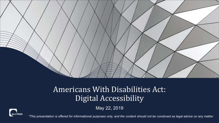 americans with disabilities act digital accessibility