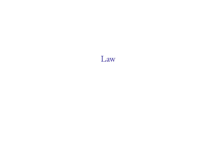 law