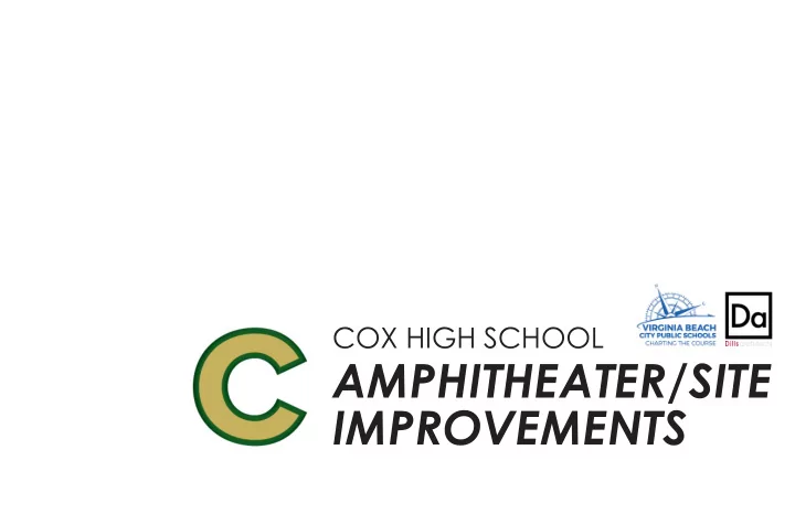 amphitheater site improvements new site plan