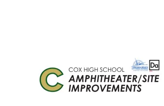 AMPHITHEATER/SITE  IMPROVEMENTS  NEW SITE PLAN  NEW POWER PEDESTAL  NEW SITE LIGHT  RAMP UP