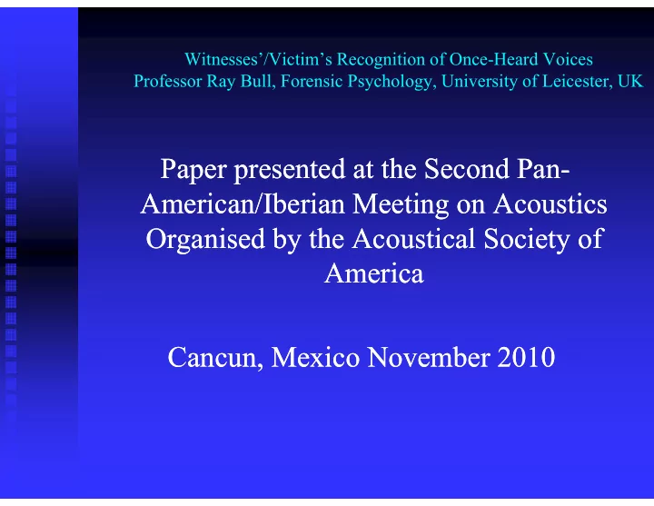 paper presented at the second pan paper presented at the