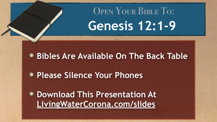 genesis 12 1 9