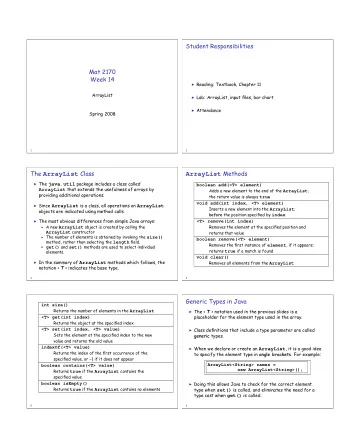 Reversing an ArrayList  readIntArrayList()  /* Reads the data into the list */  import