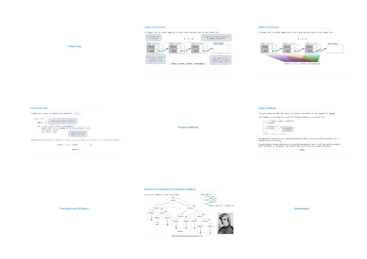 linked lists