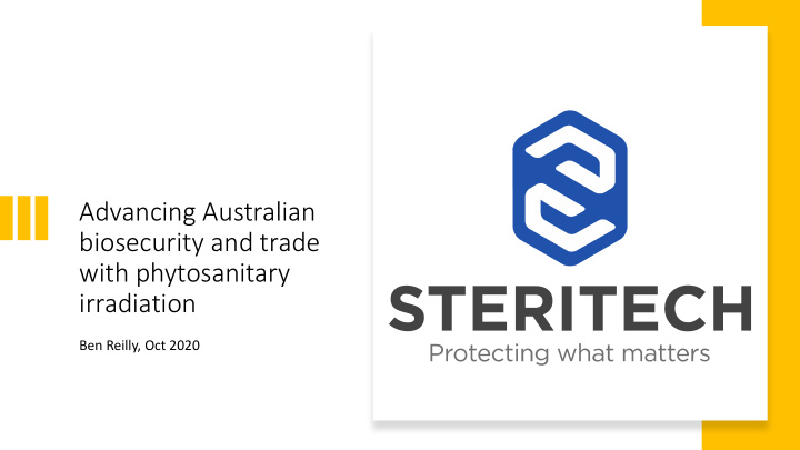 advancing australian biosecurity and trade with