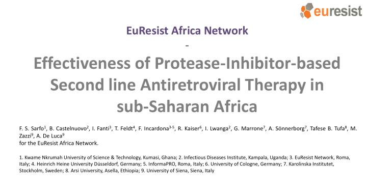 effectiveness of protease inhibitor based second line