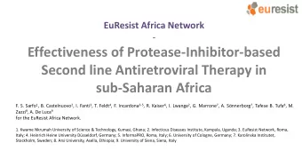 Effectiveness of Protease-Inhibitor-based  Second line Antiretroviral Therapy in sub-Saharan Africa