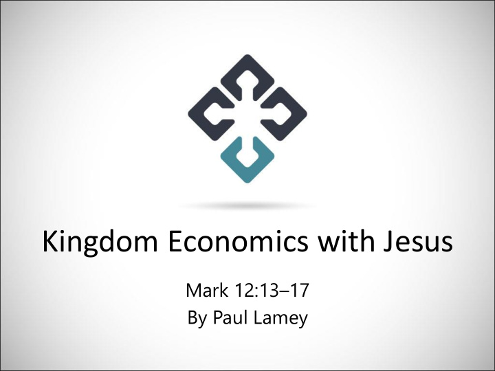 kingdom economics with jesus