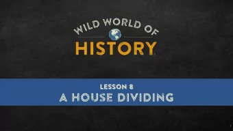 A House dividing  1860  1  1850  Timeline  1850 - 1860  1860  1850  Overview Slavery