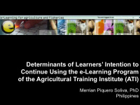 determinants of learners intention to continue using the