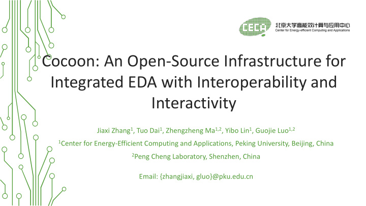 integrated eda with interoperability and