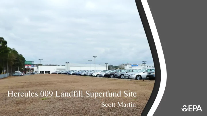 hercules 009 landfill superfund site