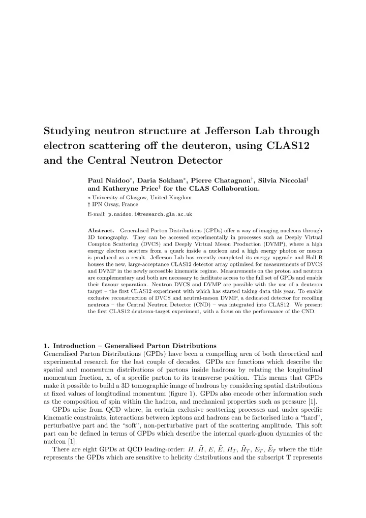 studying neutron structure at jefferson lab through
