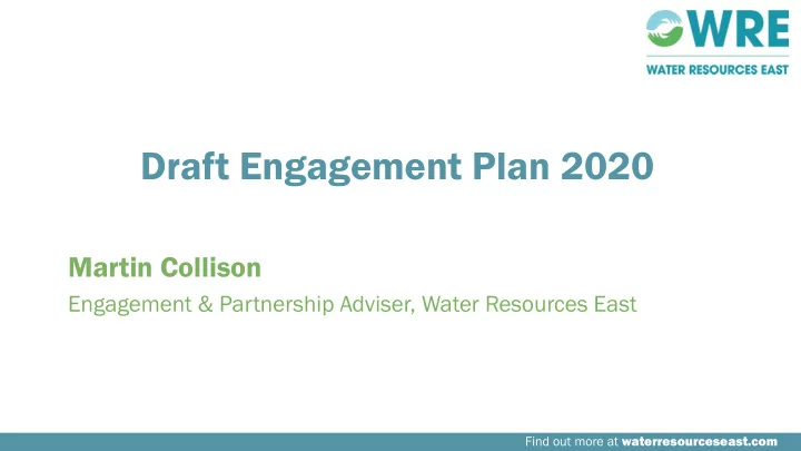 draft engagement plan 2020