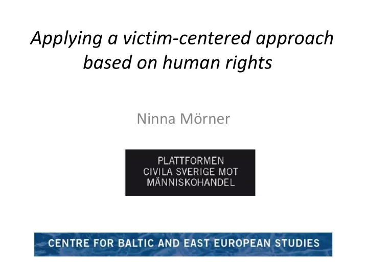 based on human rights