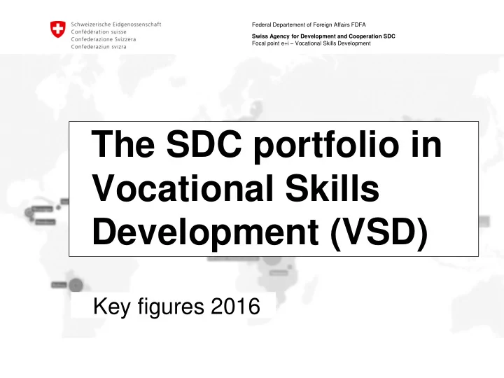 the sdc portfolio in