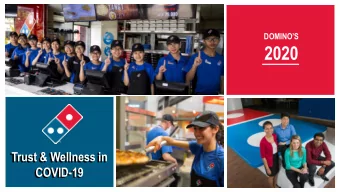 2020  Trust &amp; Wellness in  COVID-19 Stacie Barrett  Director, Internal Communication -