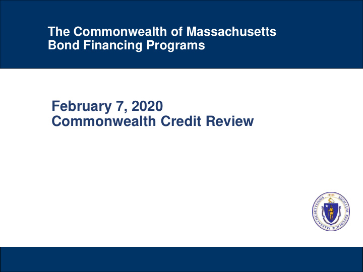 february 7 2020 commonwealth credit review replay