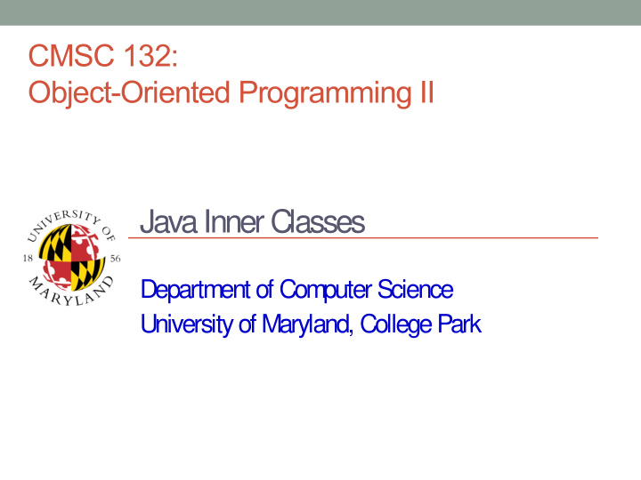 java inner classes