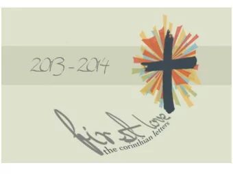 First Love  The Corinthian Letters Lamplighters Womens Bible Study  April 2, 2014  Announcements