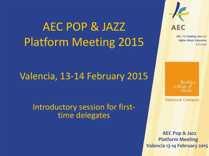 aec pop jazz