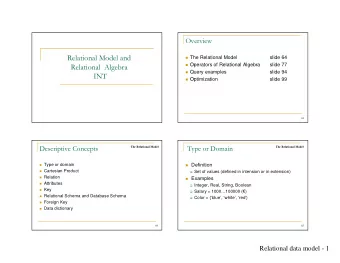 The Relational Model  slide 64