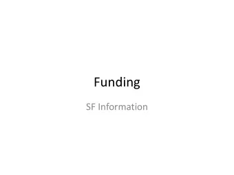 Funding  SF Information  DSG &amp; ESG funding  2016/17 DSG Funding  2017/18 DSG Funding  Central