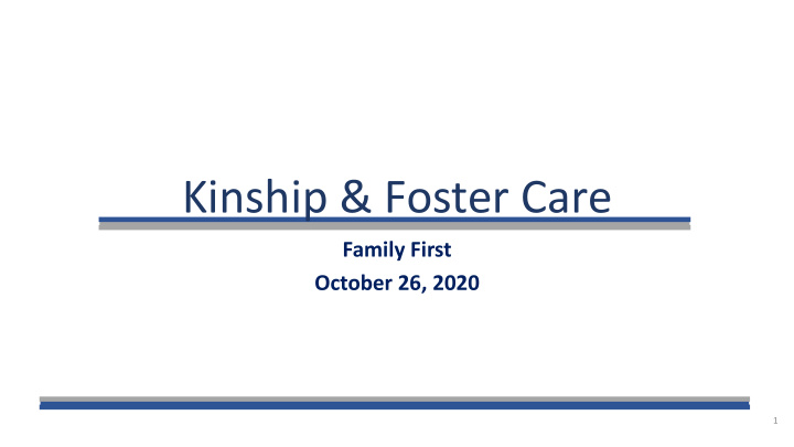 kinship foster care