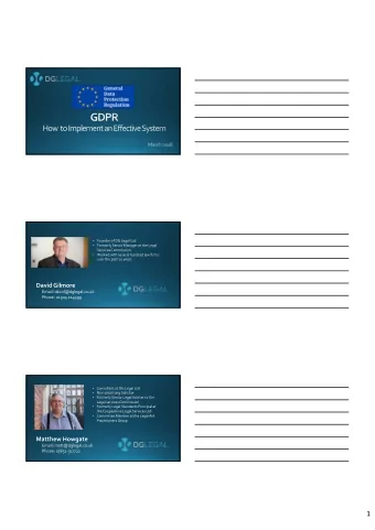 1 For the love of God, please.. Is it 1999 all over again?  2 Comes in to force on 25 th May