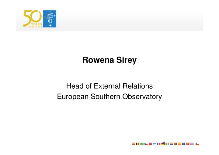 rowena sirey