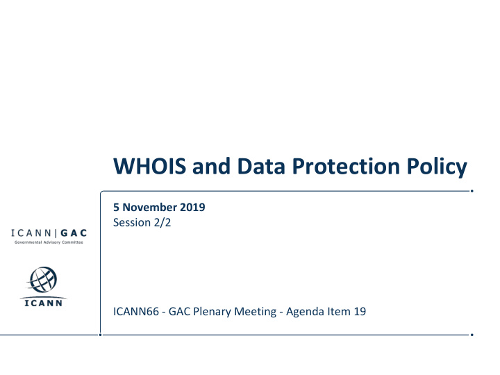 whois and data protection policy