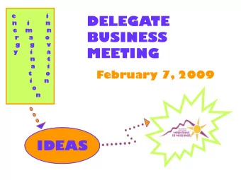 DELEGATE  n     i  n  e    m       n  BUSINESS  r     a      o  g     g  v  MEETING  y      i  a  n