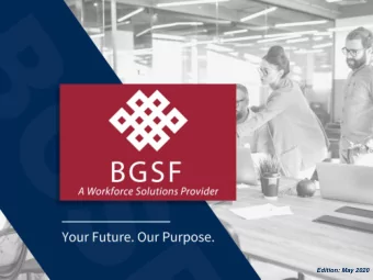 Edition: May 2020  2  FORWARD LOOKING STATEMENT  This presentation contains forward-looking